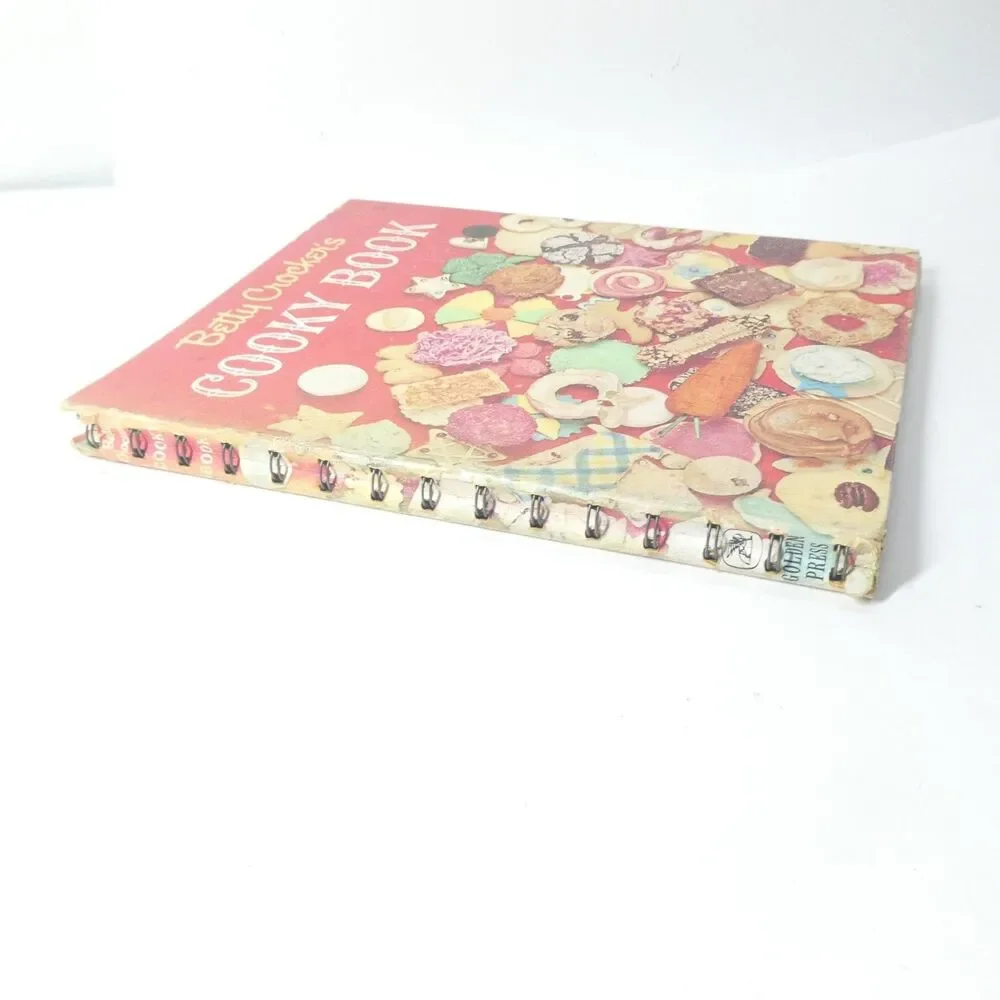Betty Crocker's Cooky Book 1963 1st Ed 1st Printing Spiral Vintage Cookbook